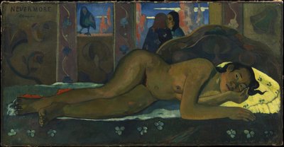 Nevermore door Paul Gauguin