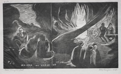 Noa Noa; De duivel spreekt (Mahna No Varua Ino) door Paul Gauguin