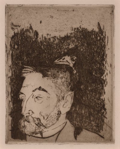 Portret van Stéphane Mallarmé door Paul Gauguin