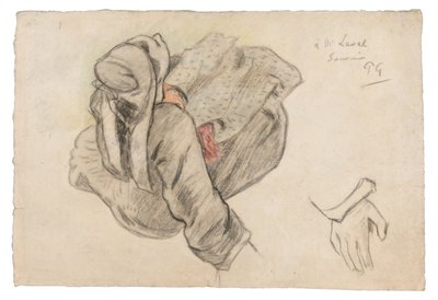 Zittende Bretonse vrouw door Paul Gauguin