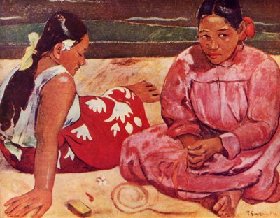 Tahitische Vrouwen, 1936 door Paul Gauguin