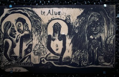 Te Atua (De Goden) door Paul Gauguin
