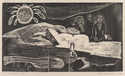 Te Po door Paul Gauguin
