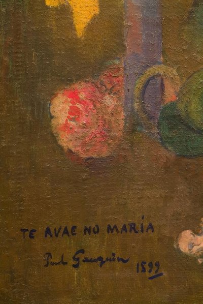 Te avae no Maria door Paul Gauguin