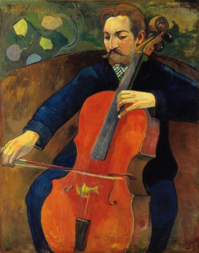 De cellist door Paul Gauguin