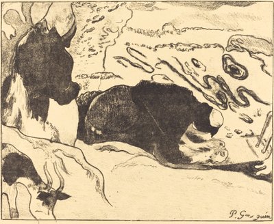 De Wasvrouwen door Paul Gauguin