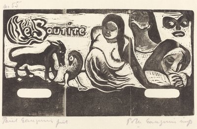 Titelpagina voor Le Sourire door Paul Gauguin