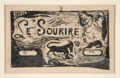 Titel voor Le Sourire door Paul Gauguin