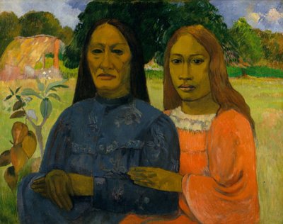 Twee Vrouwen door Paul Gauguin