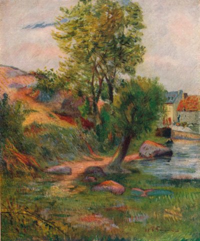 Wilg bij de Aven, 1888, 1938 door Paul Gauguin