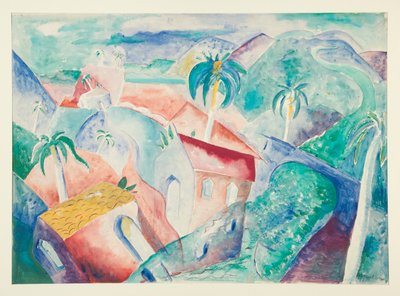 Cubaans landschap door Paul Gaulois