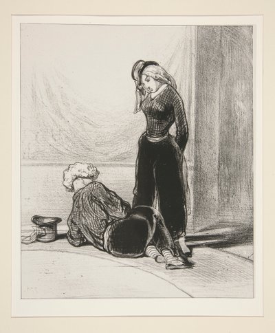 (EN DEBARDEURS.) door Paul Gavarni
