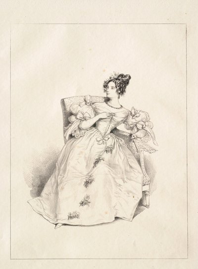 Baljurk (Robe de bal) door Paul Gavarni