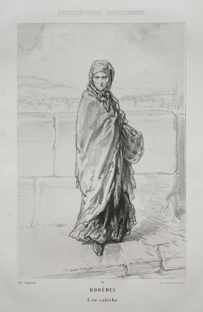 Bohèmes door Paul Gavarni