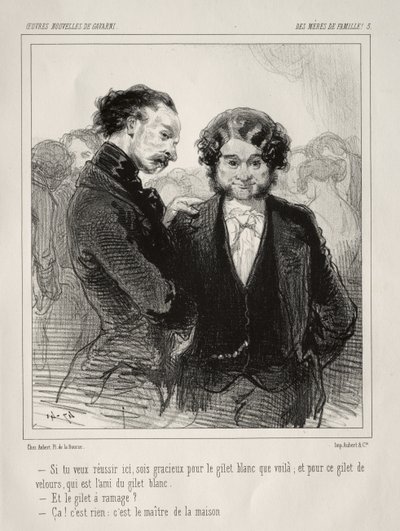 Des Mères de Famille! door Paul Gavarni