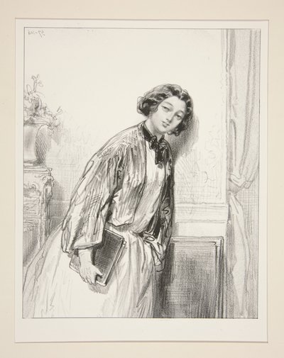 De jacht op de handtekening door Paul Gavarni