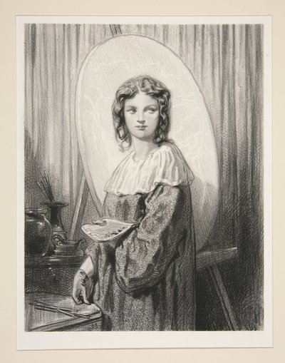 De vrouwelijke kunstenaars / Mistress Diana S... door Paul Gavarni