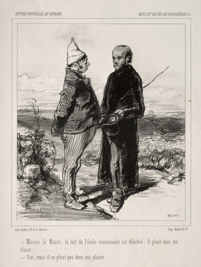 De martelaren door Paul Gavarni