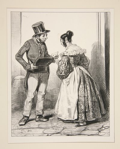 Mijn lieve vriendin, u zegt me... door Paul Gavarni