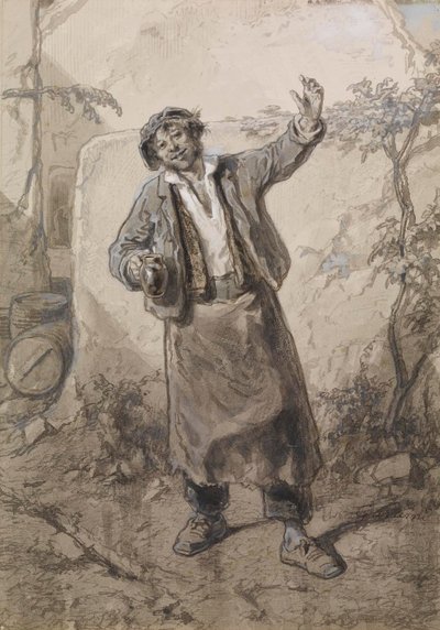 De twaalf maanden: oktober door Paul Gavarni
