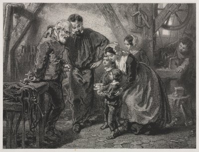 De Verjaardag van de Arbeider door Paul Gavarni
