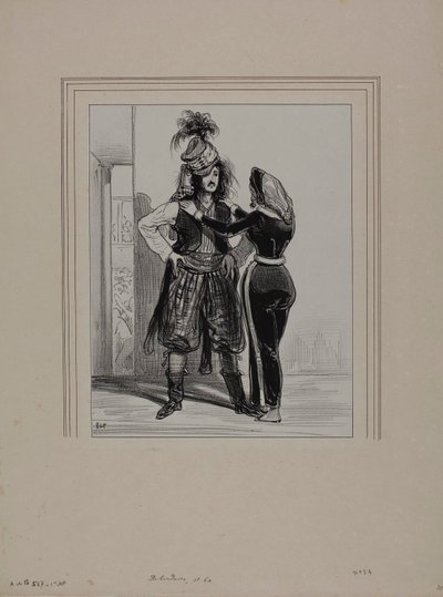 Zie je, mijn kleine Larrims... door Paul Gavarni