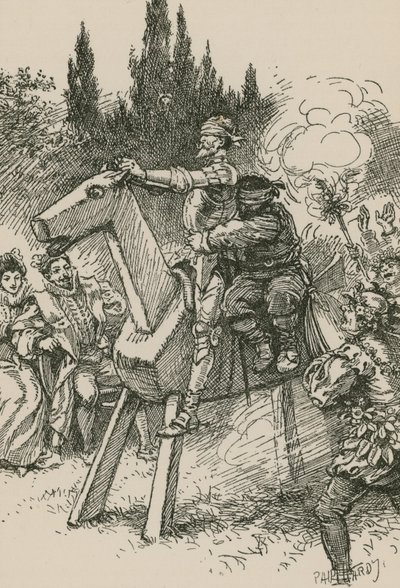Don Quichot... begon de pin te draaien door Paul Hardy