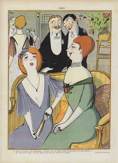 Illustratie voor Le Rire door Paul Iribe