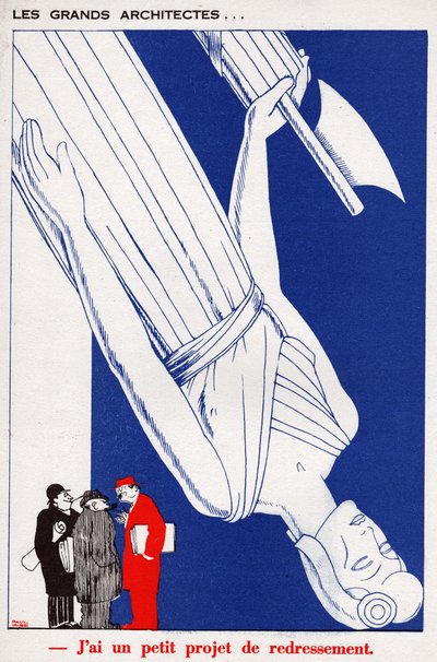 Marianne et Leon Blum door Paul Iribe
