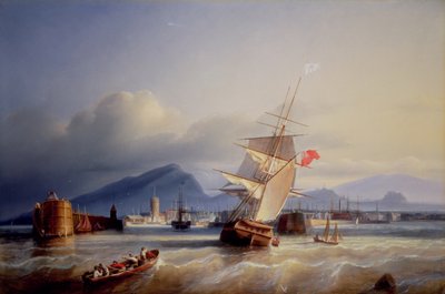 De haven van Leith door Paul Jean Clays