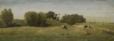 Landschap bij Abcoude door Paul Joseph Constantin Gabriel