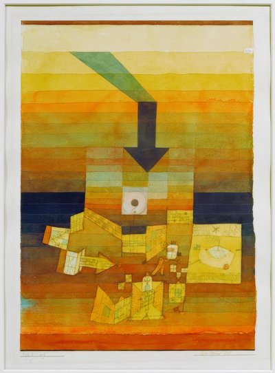 Getroffen plaats door Paul Klee