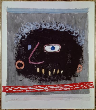 Zwart masker door Paul Klee