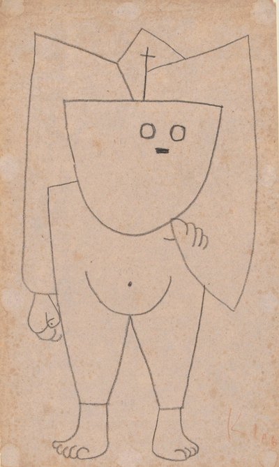 Christelijk spook, 1939 door Paul Klee