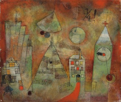Noodlottig uur om kwart voor twaalf door Paul Klee