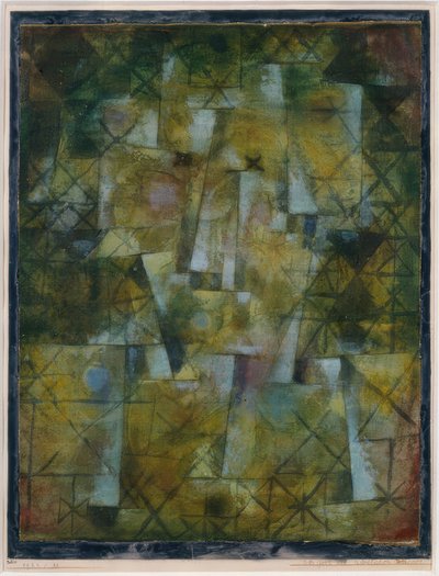 God van het noordelijke woud door Paul Klee