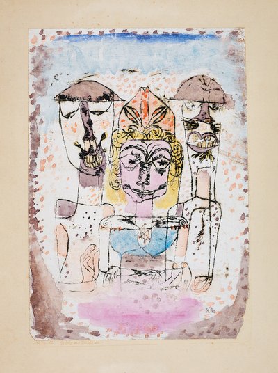 Grieken en Barbaren, 1920 door Paul Klee