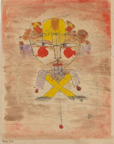 Springende Jack, 1919 door Paul Klee