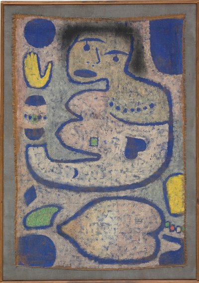Liefdeslied bij de nieuwe maan door Paul Klee