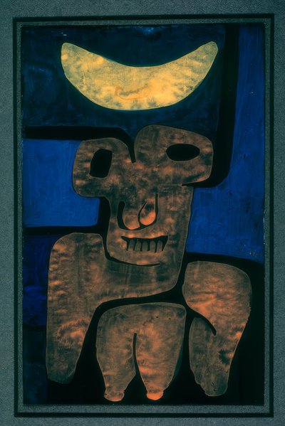 Luna de barbaar door Paul Klee