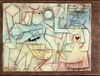 Oud Liefdeslied door Paul Klee