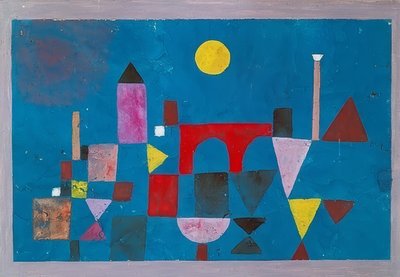 Rode brug door Paul Klee