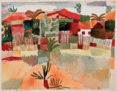 St. Germain bij Tunis door Paul Klee