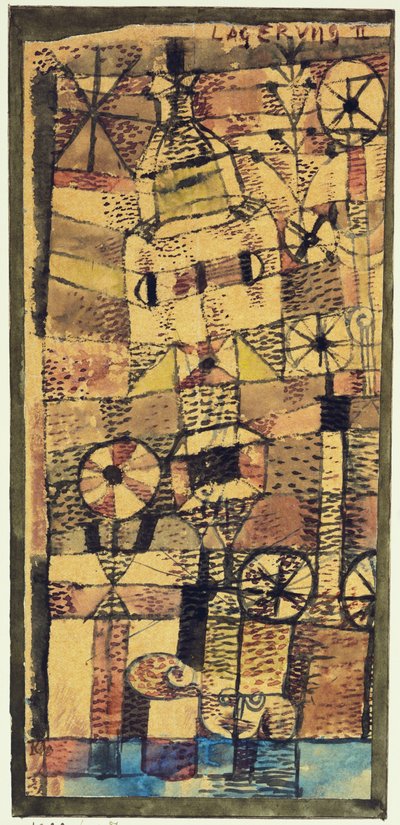 Stratificatie II door Paul Klee