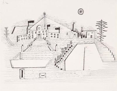 Zomerpaleis bij Beride door Paul Klee