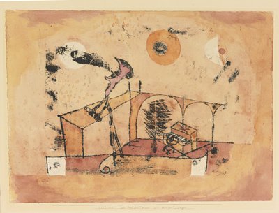 De Heroïsche Tenor Als Concertzanger, 1922 door Paul Klee