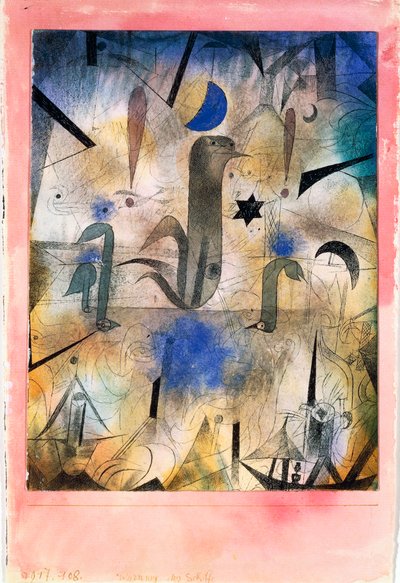 De Sirenes van boten door Paul Klee