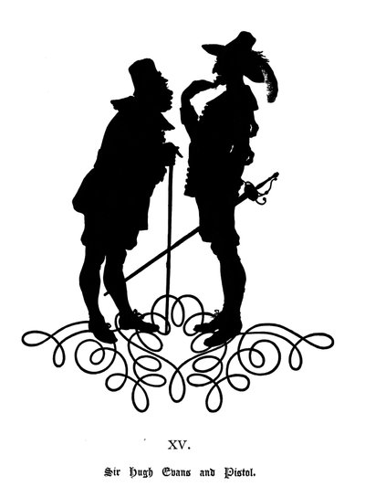 Sir Hugh Evans en Pistol door Paul Konewka