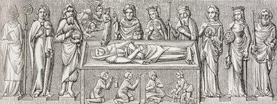 Na het bas-reliëf op het graf van Elisabeth van Hongarije door Paul Lacroix