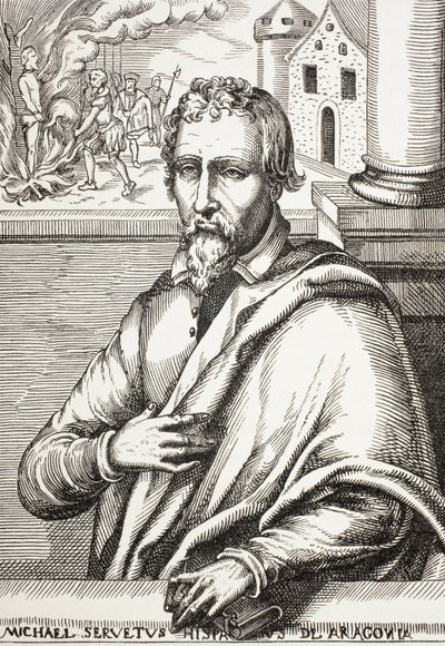 Michael Servetus, ook bekend als Miguel Servet of Miguel Serveto door Paul Lacroix
